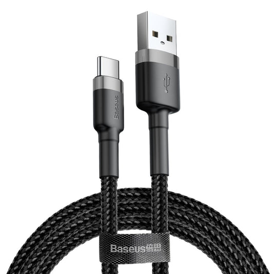 Daten- und Ladekabel USB-A auf USB-C Baseus Cafule, 18W, 3m, Grau CATKLF-UG1 CATKLF-UG1