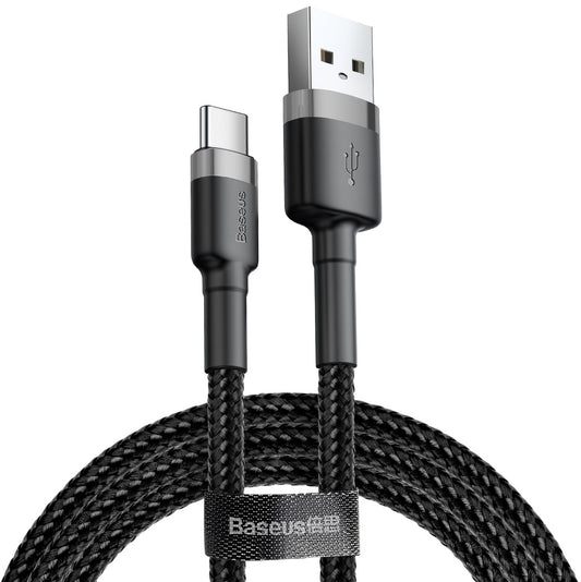 Daten- und Ladekabel USB-A - USB-C Baseus Cafule, 60W, 1m, Grau CATKLF-BG1 CATKLF-BG1