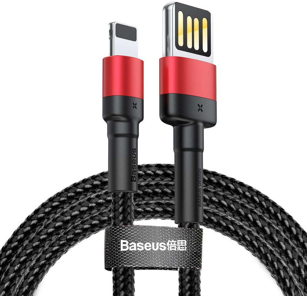 Daten- und Ladekabel USB-A - Lightning Baseus Cafule Special Edition, 18W, 1m, Rot CALKLF-G91