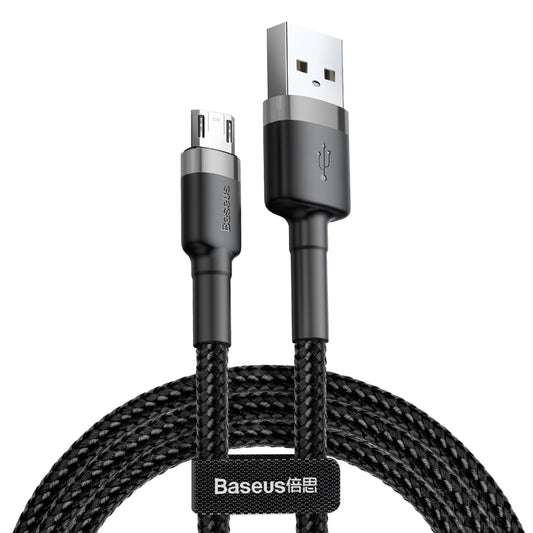 Daten- und Ladekabel USB-A - microUSB Baseus Cafule, 18W, 1m, Grau CAMKLF-BG1