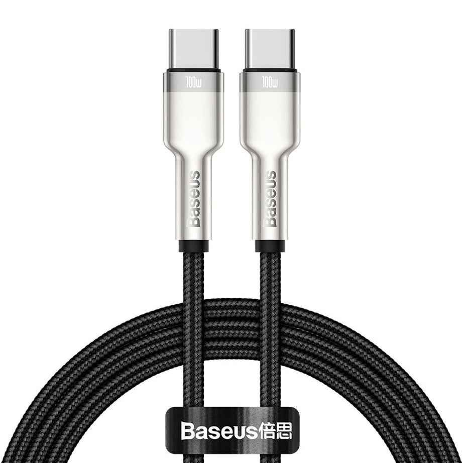 Baseus Cafule Metal Series USB-C auf USB-C Kabel 100W 1m | Schwarz