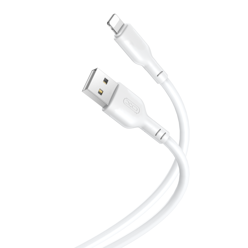 Daten- und Ladekabel USB-A - Lightning XO Design NB103, 18W, 1m, Weiß
