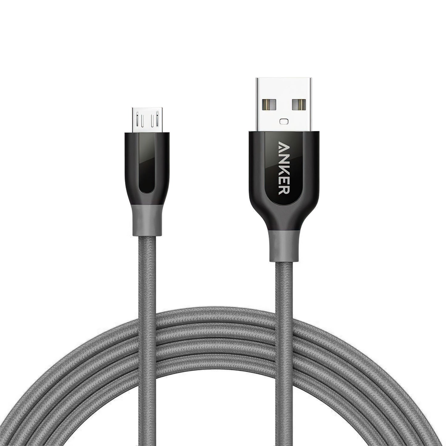 Daten- und Ladekabel USB-A - microUSB Anker PowerLine+, 18W, 1,8m, Grau A8143HA1