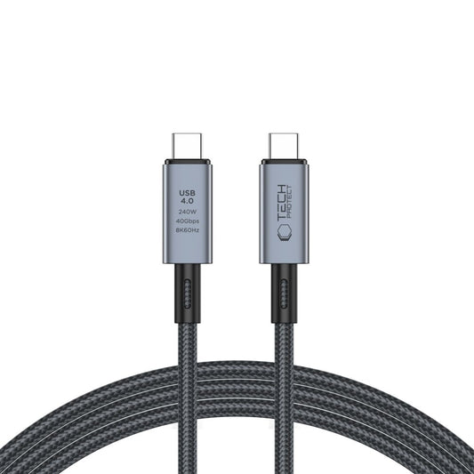 USB-C Daten- und Ladekabel - USB-C Tech-Protect Ultraboost Max, 240W, 2m, Grau