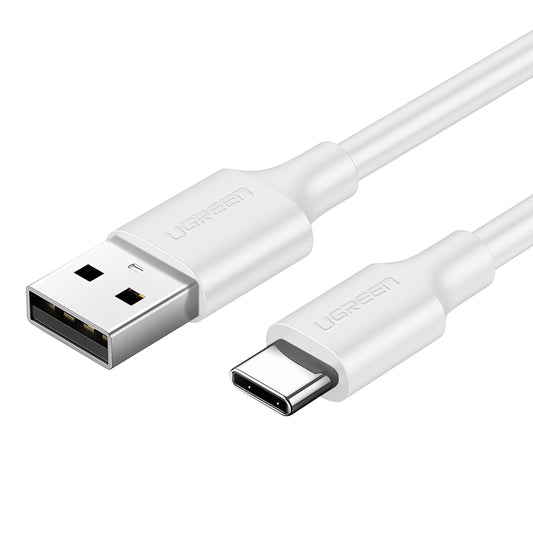 Daten- und Ladekabel USB-A - USB-C UGREEN US287, 60W, 0,5m, Weiß