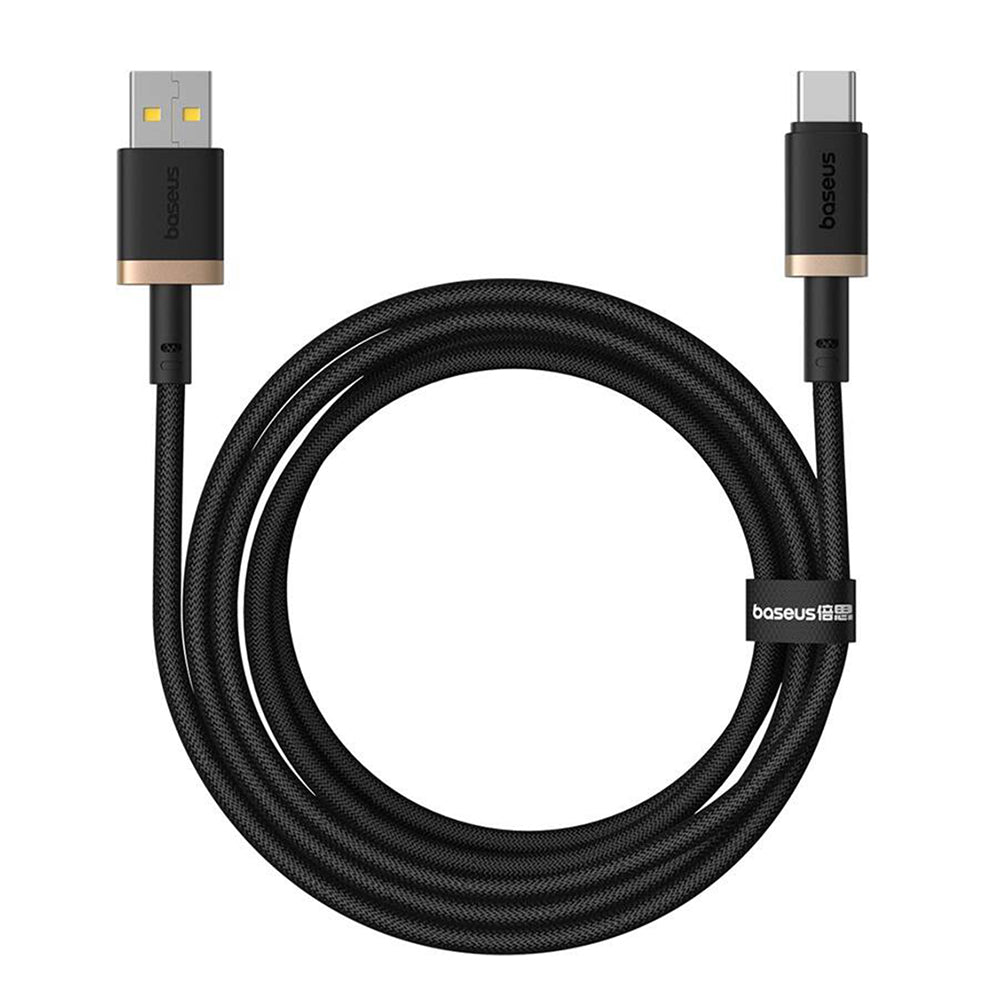 USB-A - USB-C Daten- und Ladekabel Baseus Dura Series, 60W, 2m, Gold P10377802U01-02
