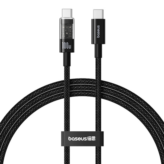 Daten- und Ladekabel USB-C - USB-C Baseus Gem, 100W, 2m, Schwarz P10373000111-01