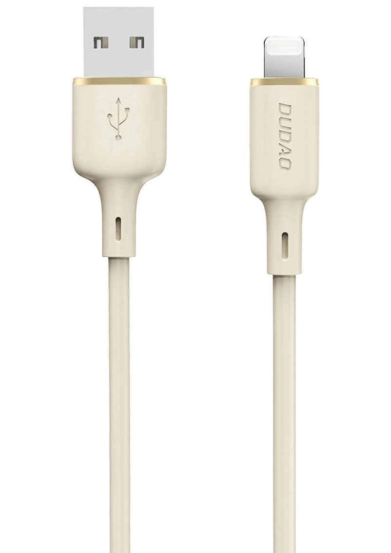 Daten- und Ladekabel USB-A - Lightning Dudao L7SL, 18W, 1m, Beige