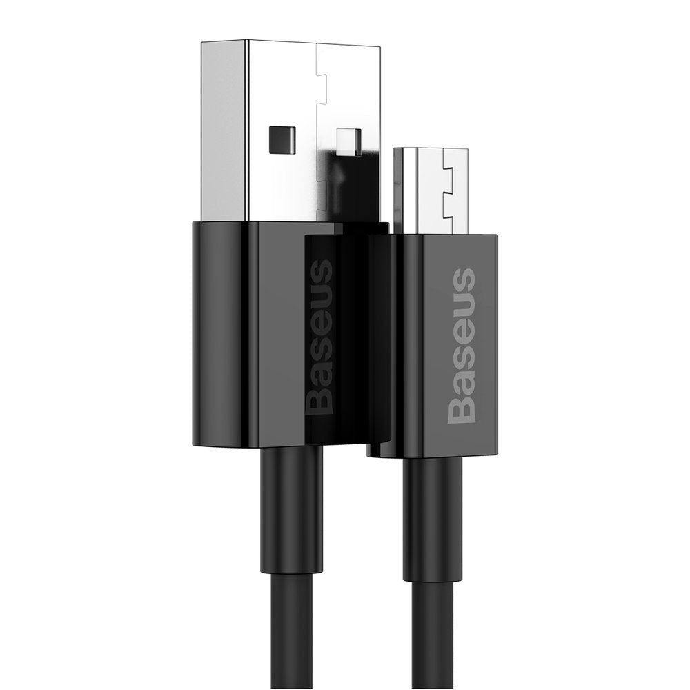 Baseus Superior Series USB-A auf microUSB Kabel 18W 2m | Schwarz