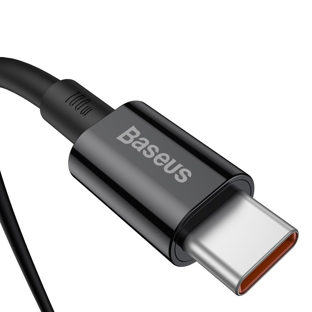 Baseus Superior Series USB-C auf USB-C Kabel 100W 1m | Schwarz | Nylon