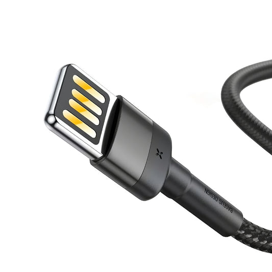 Daten- und Ladekabel USB-A - Lightning Baseus Cafule, 18W, 2m, Grau CALKLF-HG1