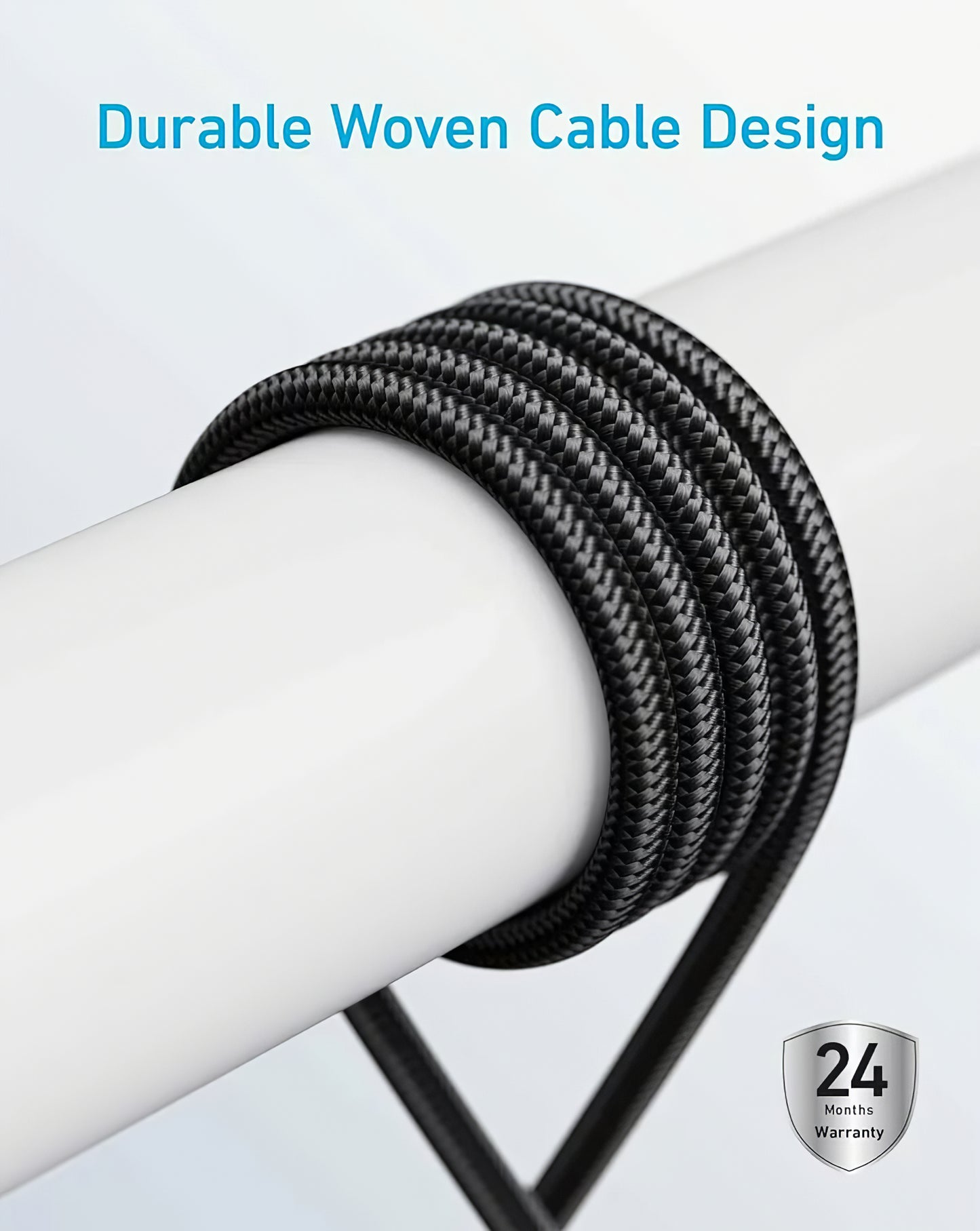 Daten- und Ladekabel USB-C - USB-C Anker 310, 240W, 0.9m, Schwarz A81D5H11