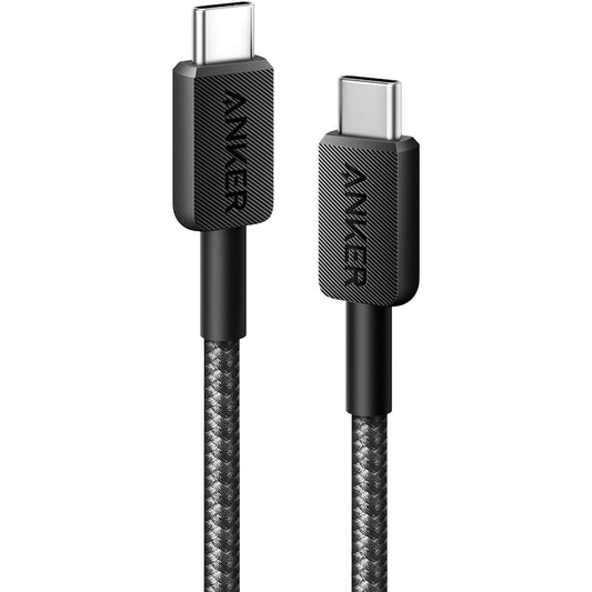 USB-C Daten- und Ladekabel - USB-C Anker 322, 60W, 1,8m, Schwarz A81F6G11