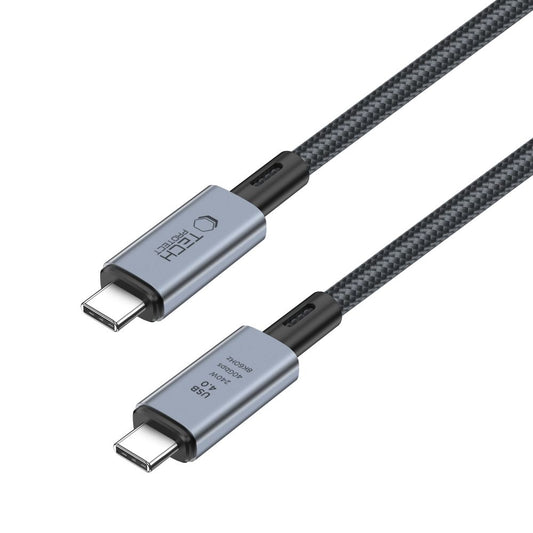 USB-C Daten- und Ladekabel - USB-C Tech-Protect Ultraboost Max, 240W, 1m, Grau