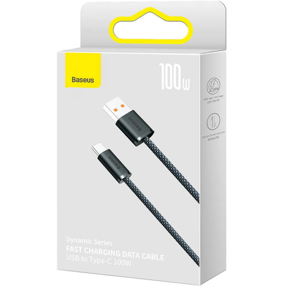 Daten- und Ladekabel USB-A - USB-C Baseus Dynamic Series, 100W, 2m, Grau CALD000716