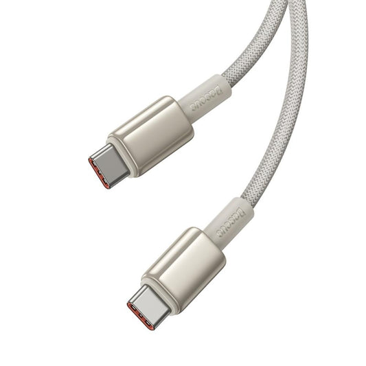Daten- und Ladekabel USB-C - USB-C Baseus Tungsten Gold, 100W, 1m, Gold P10319800G21-00