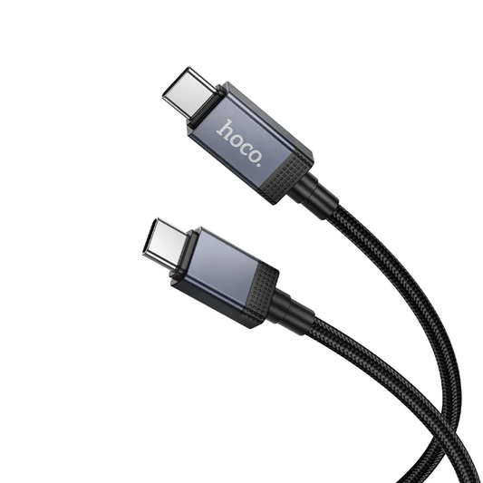 USB-C Daten- und Ladekabel - USB-C HOCO X118 Display, 60W, 1m, Schwarz