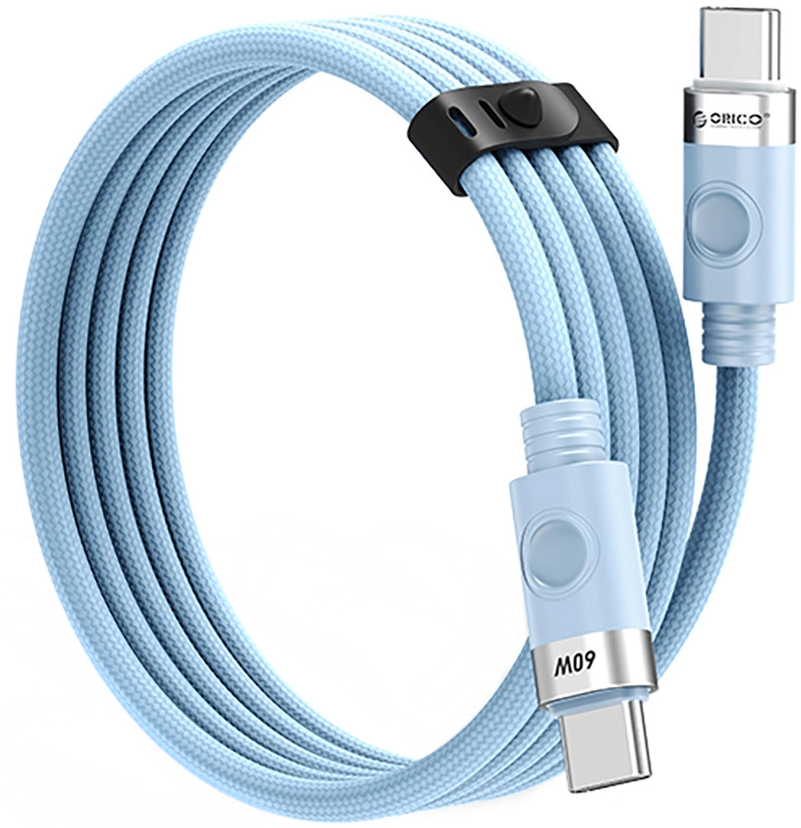 USB-C Data and Charging Cable - USB-C Orico CDX, 60W, 1m, Blue