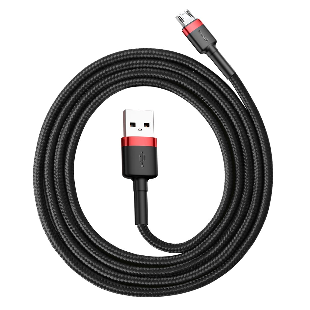 Daten- und Ladekabel USB-A - microUSB Baseus Cafule, 18W, 1m, Rot CAMKLF-B91