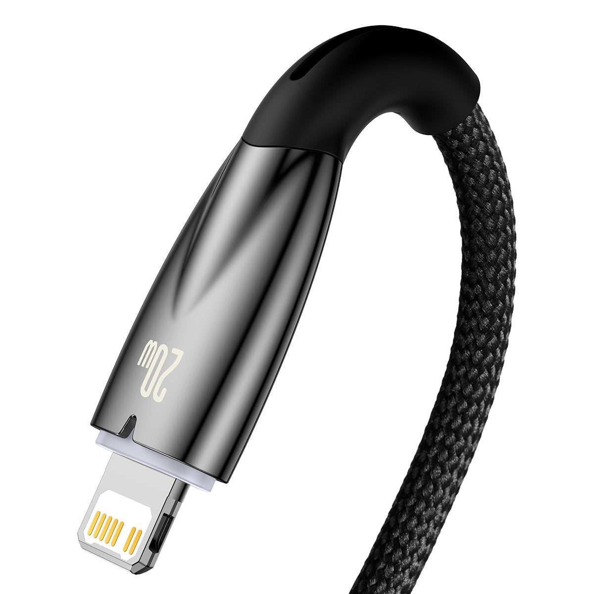 Baseus Glimmer Series USB-C auf Lightning Kabel 20W 2m | Schwarz