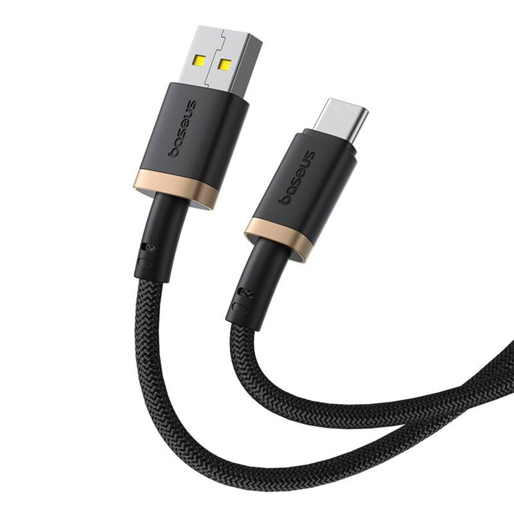 USB-A - USB-C Daten- und Ladekabel Baseus Dura Series, 60W, 2m, Gold P10377802U01-02