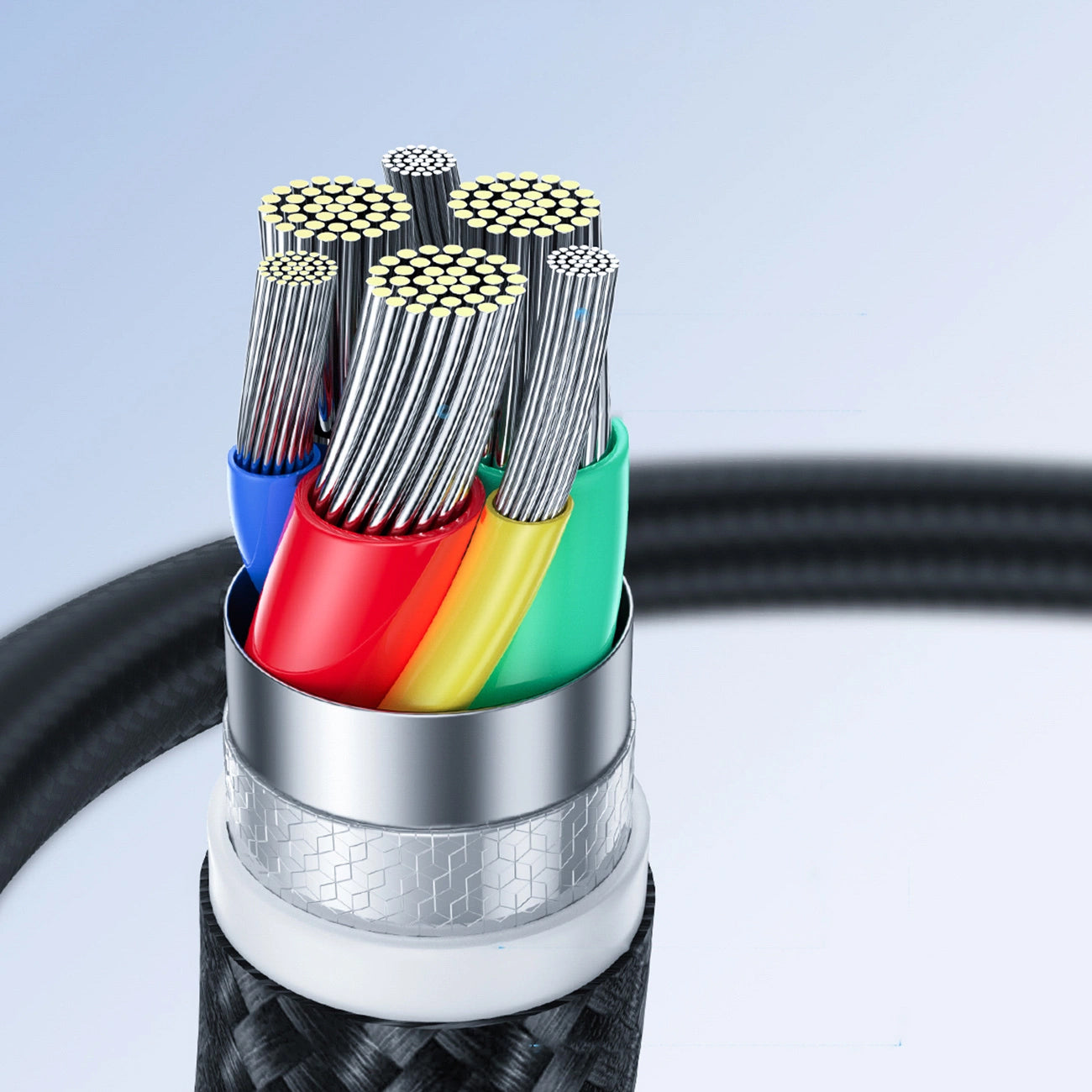 USB-C Daten- und Ladekabel - USB-C Joyroom S-A11, 60W, 0,25m, Schwarz