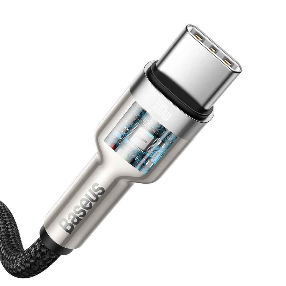 Baseus Cafule Metal Series USB-C auf USB-C Kabel 100W 1m | Schwarz