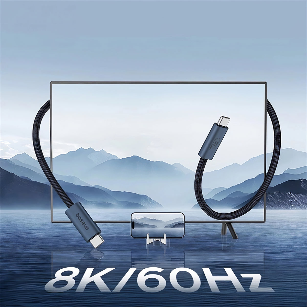 USB-C Data and Charging Cable - USB-C Baseus Flash Series II, 240W, 1m, Black P10311803111-00