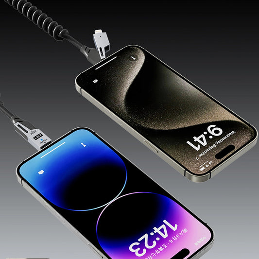 Daten- und Ladekabel USB-A / USB-C - Lightning / USB-C Dudao L20 Pro, 65W, 1.5m, Schwarz