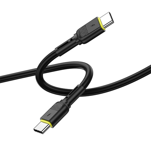 Daten- und Ladekabel USB-C - USB-C WiWu Wi-C034, 60W, 1.2m, Schwarz