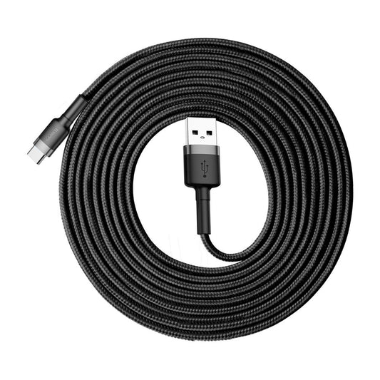 Daten- und Ladekabel USB-A auf USB-C Baseus Cafule, 18W, 3m, Grau CATKLF-UG1 CATKLF-UG1