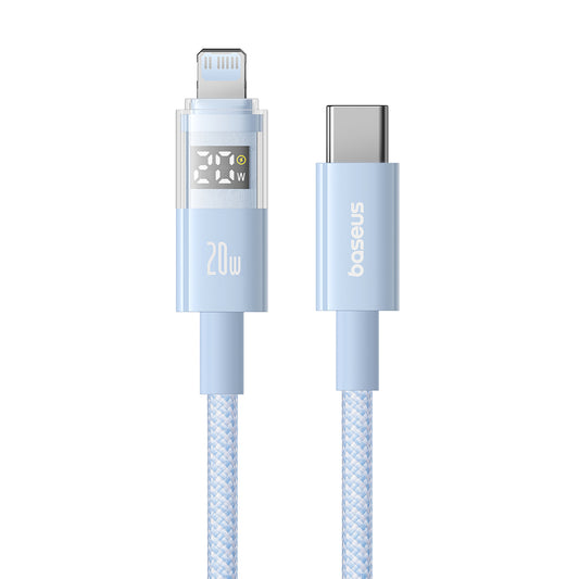 Daten- und Ladekabel USB-C - Lightning Baseus Display 2, 20W, 1m, Blau P10382703311-00