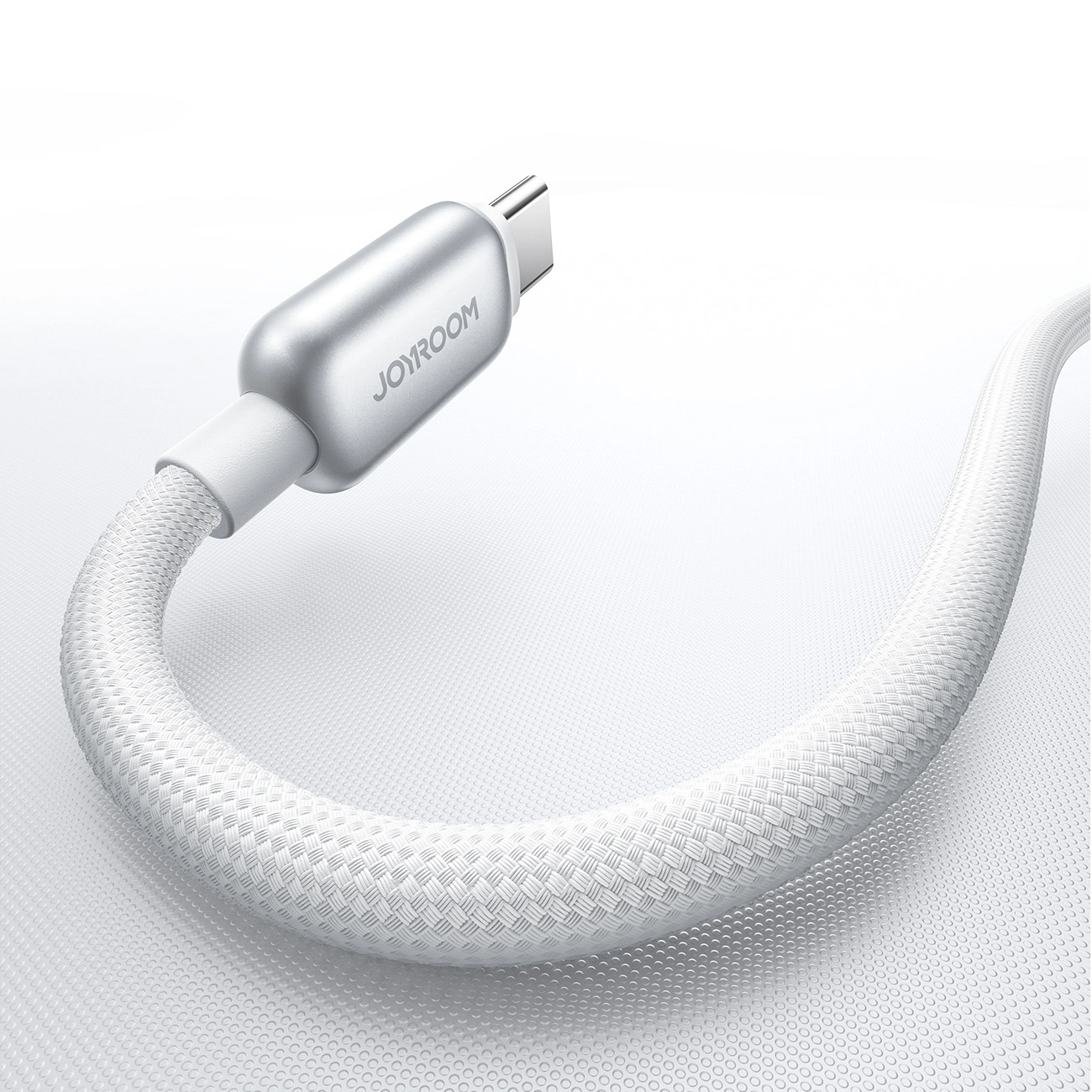 USB-C - Lightning Lade- und Datenkabel Joyroom S-A55 StarFlight Display, 30W, 1,2m, Weiß