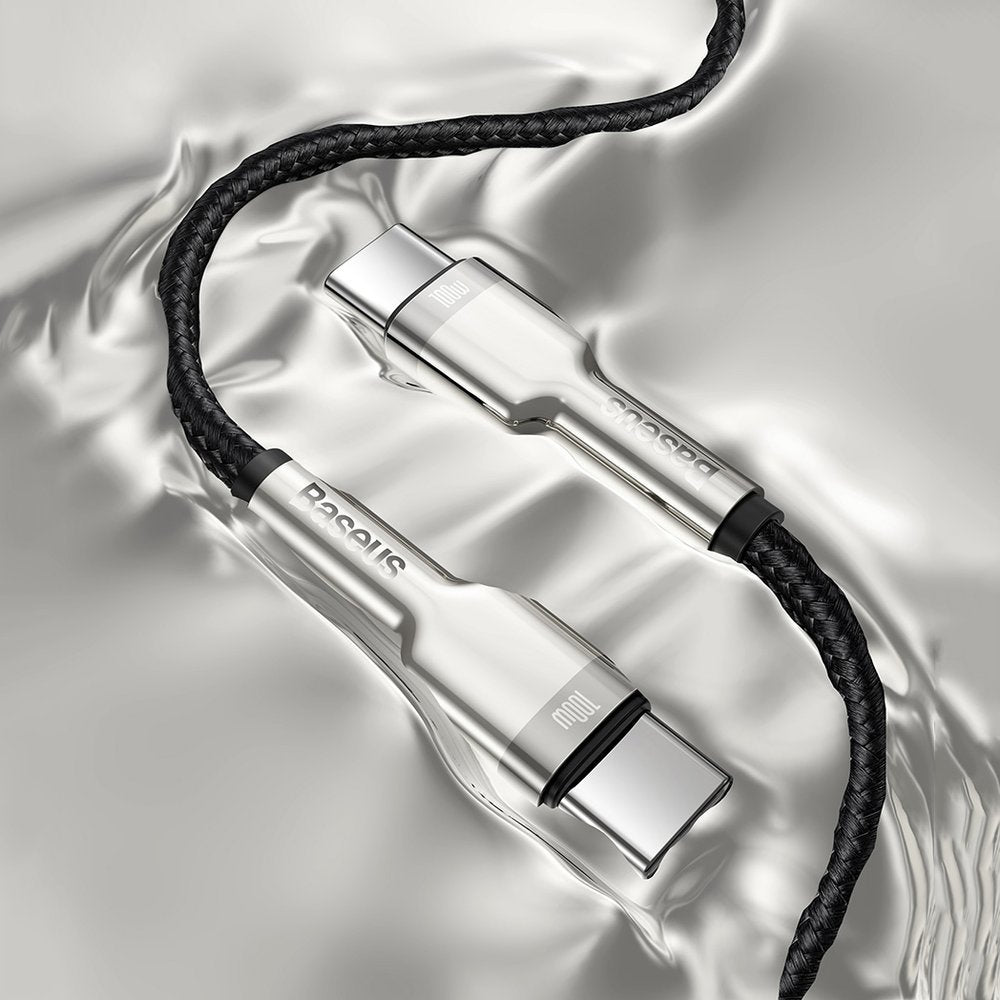 Baseus Cafule Metal Series USB-C auf USB-C Kabel 100W 1m | Schwarz