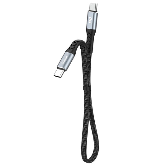 Daten- und Ladekabel USB-C - USB-C Dudao L10C, 100W, 0.23m, Schwarz