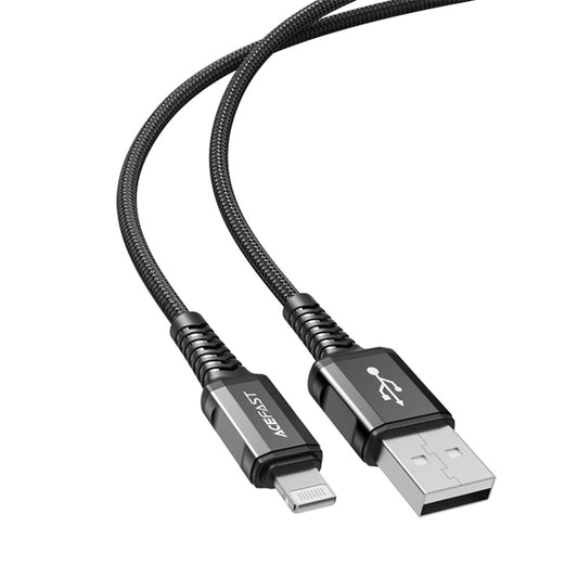 Daten- und Ladekabel USB-A - Lightning Acefast C1-02, 18W, 1,2m, Schwarz