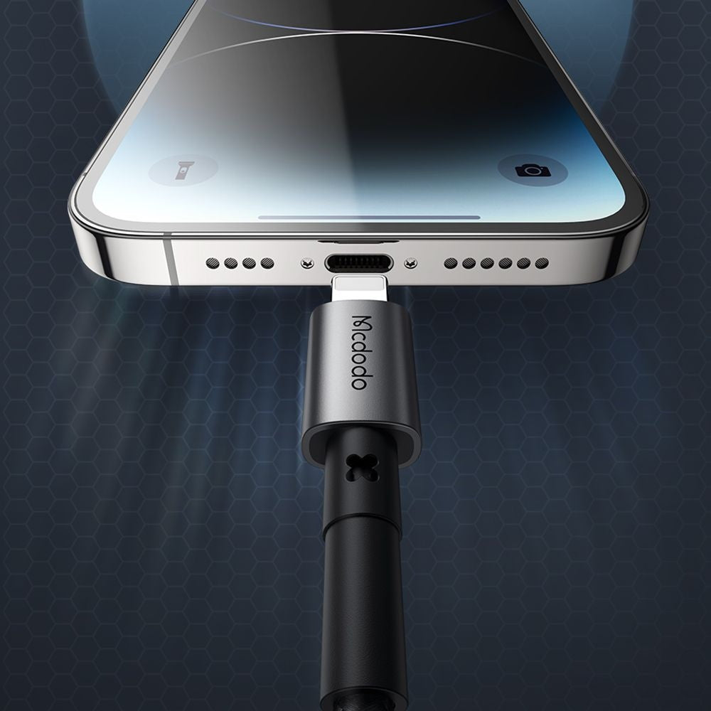 Daten- und Ladekabel USB-A - Lightning McDodo CA-3580, 18W, 1.2m, Schwarz