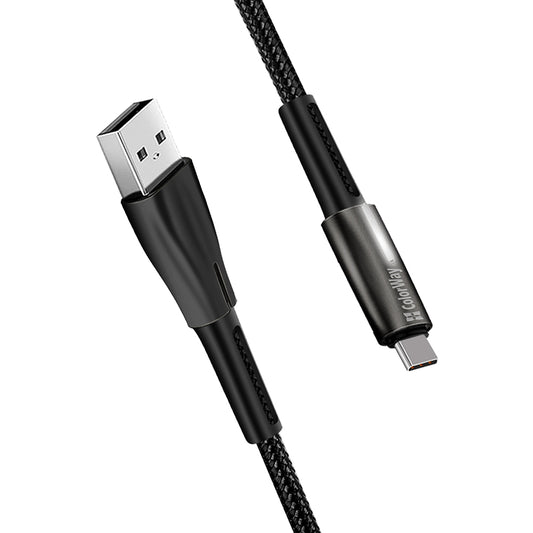 Daten- und Ladekabel USB-A - USB-C ColorWay CW-CBUC035, 18W, 1m, Schwarz