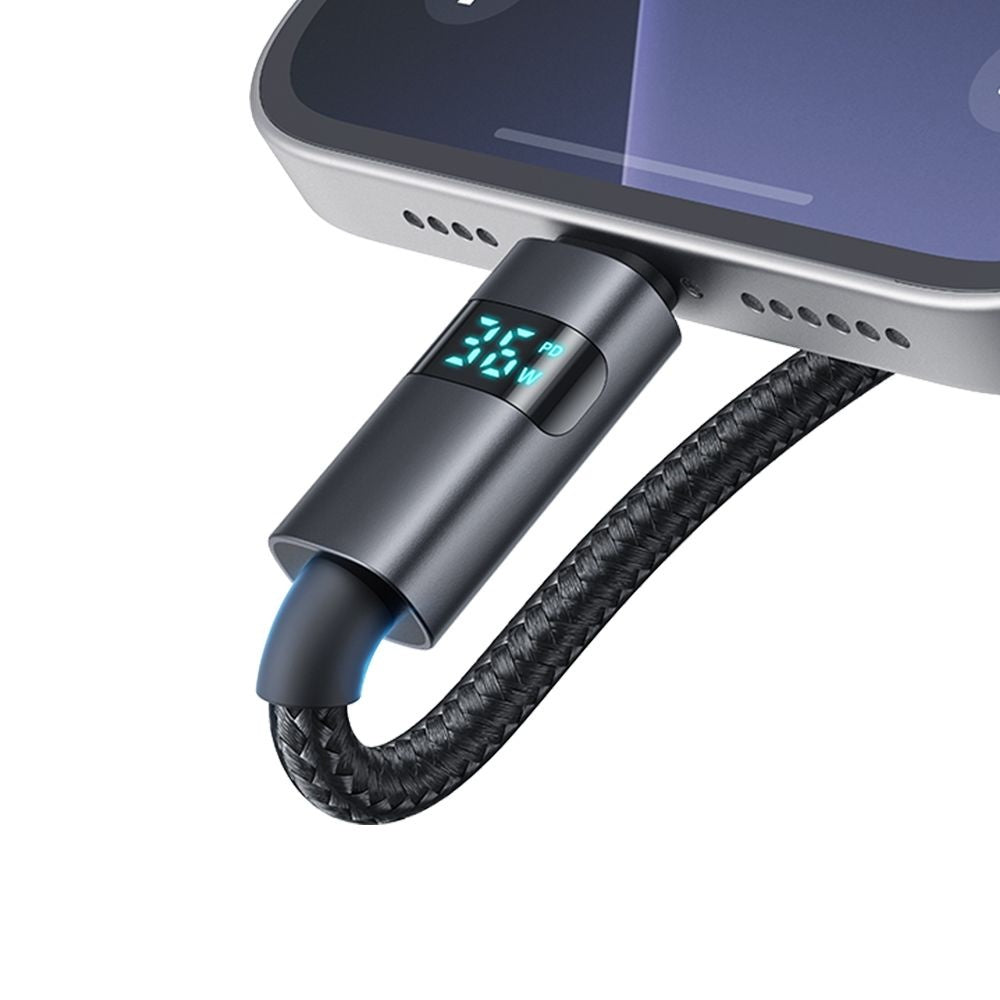USB-C to Lightning McDodo CA-6570 Display Data and Charging Cable, 36W, 1.2m, Black