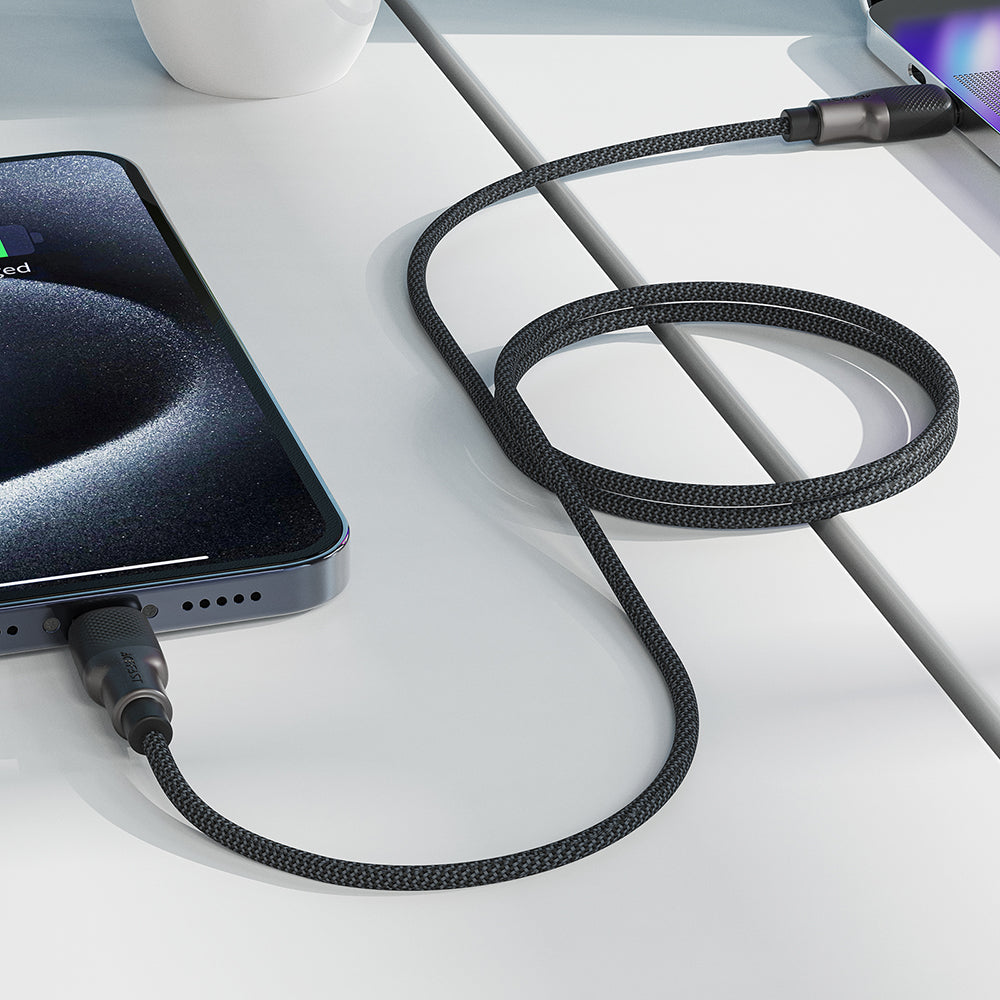 Daten- und Ladekabel USB-C - USB-C Acefast C10-03, 60W, 1.2m, Schwarz