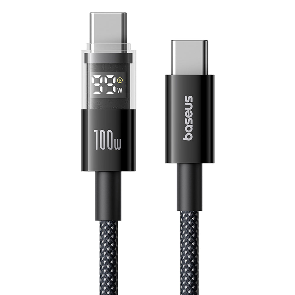 USB-C Daten- und Ladekabel - USB-C Baseus Display 2, 100W, 2m, Schwarz P10377706123-00