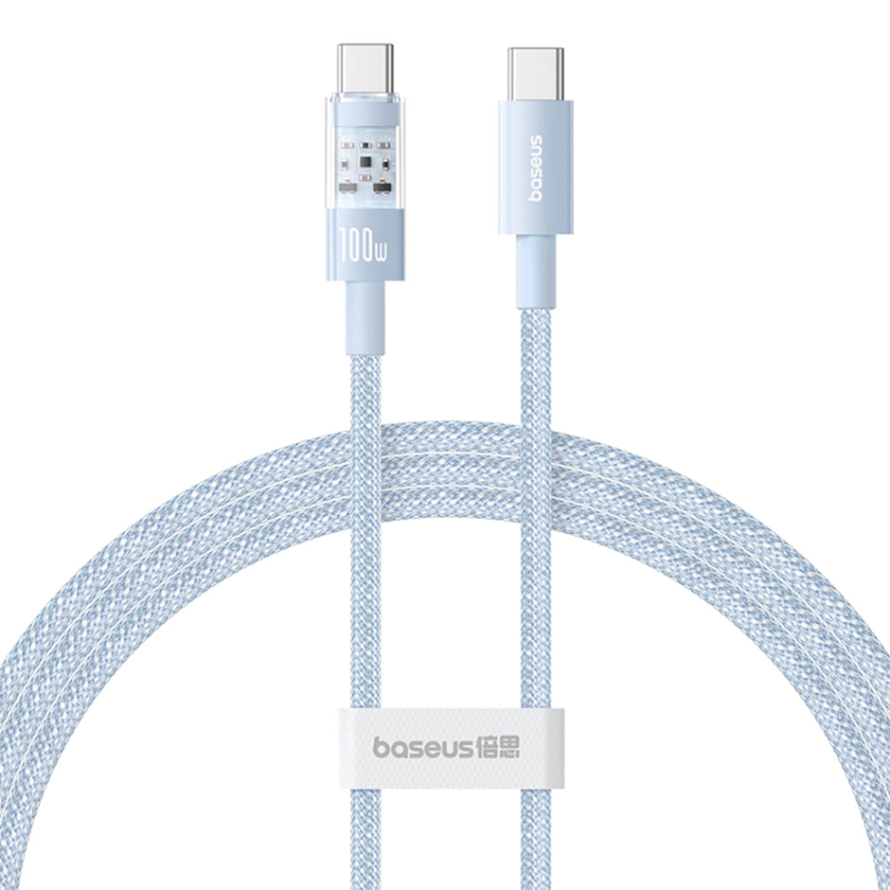 Daten- und Ladekabel USB-C - USB-C Baseus Gem, 100W, 2m, Blau P10373000311-01