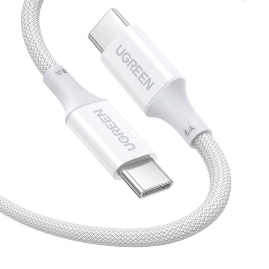 Daten- und Ladekabel USB-C - USB-C UGREEN US557 (15267), 100W, 1m, Weiß