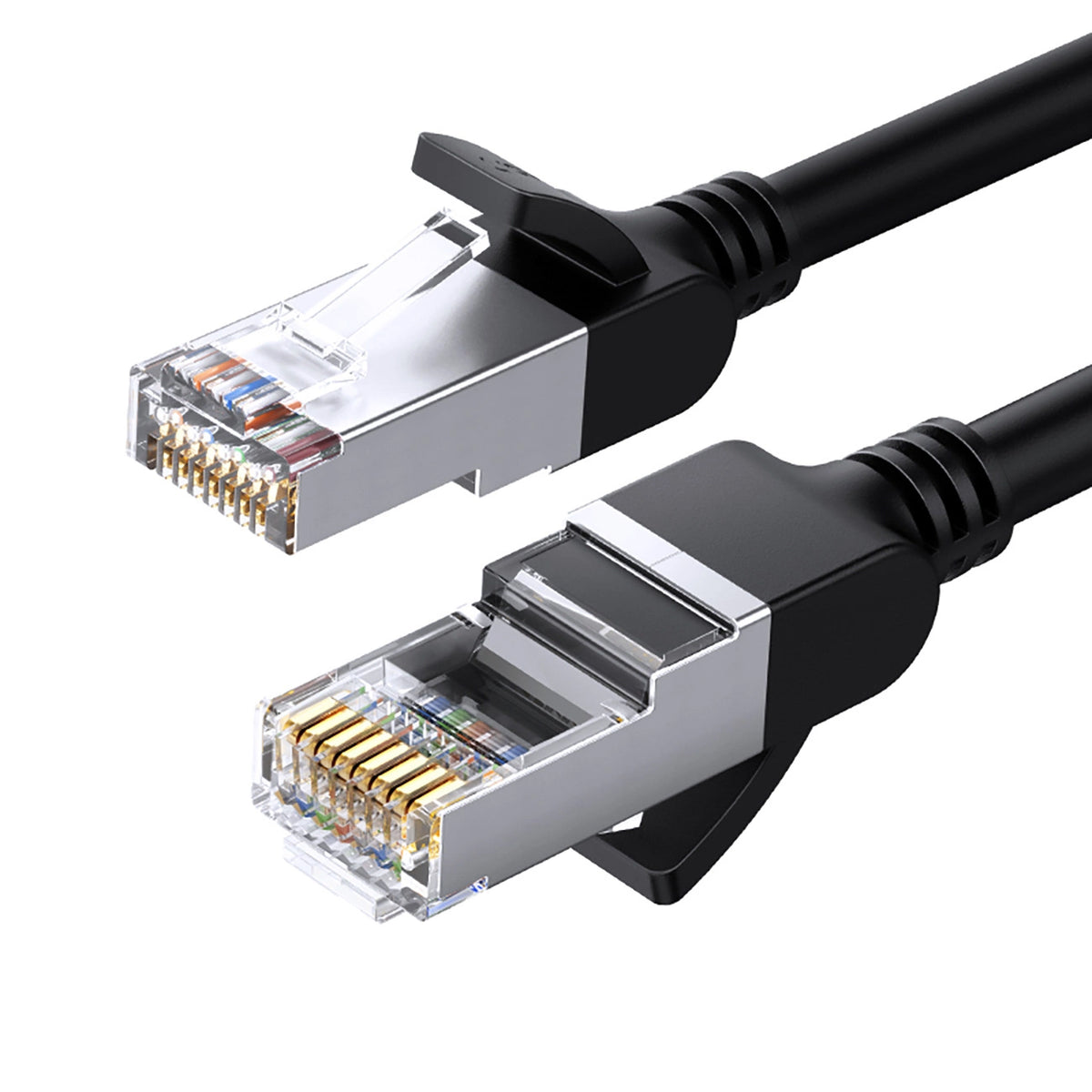 Netzwerkkabel UGREEN NW101, UTP, Kat6, 2m, Schwarz