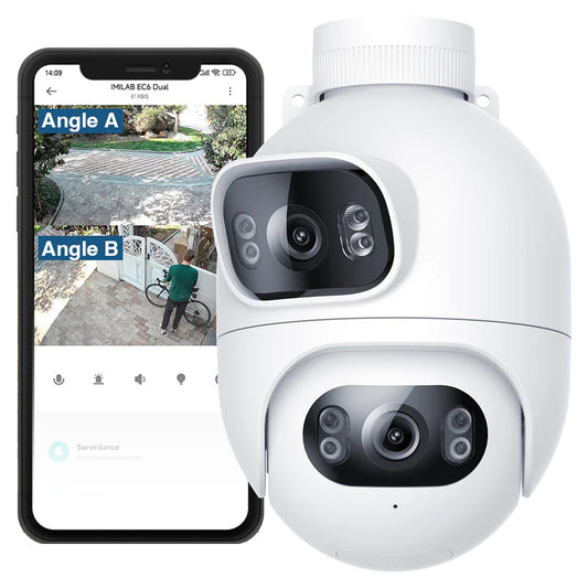 iMILAB Überwachungskamera iMILAB EC6 Dual, Wi-Fi, 2K, IP66, Outdoor CMSXJ68A