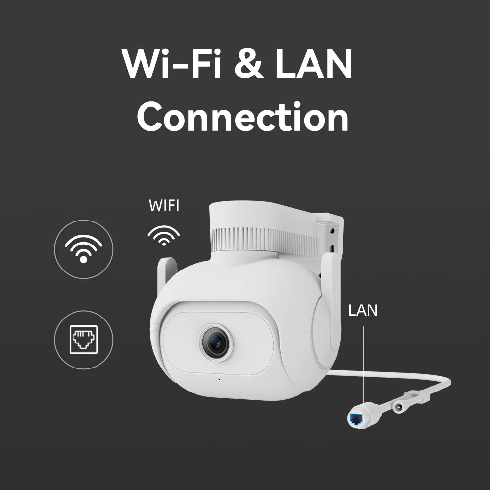 iMILAB EC5 WLAN Überwachungskamera | 2K 3MP | IP66 Außenbereich | 360°