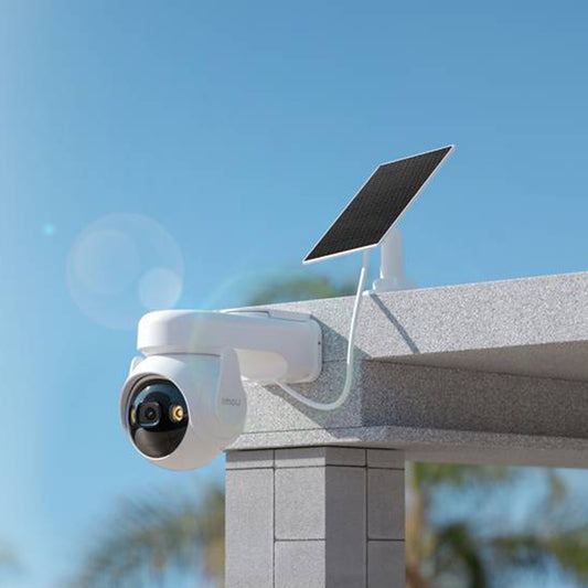 Imou Cell PT Kit Surveillance Camera, Wi-Fi, 2K, IP66, Solar Panel, Outdoor, White KIT/IPC-K9EP-3T0WE/FSP12-TYPEC