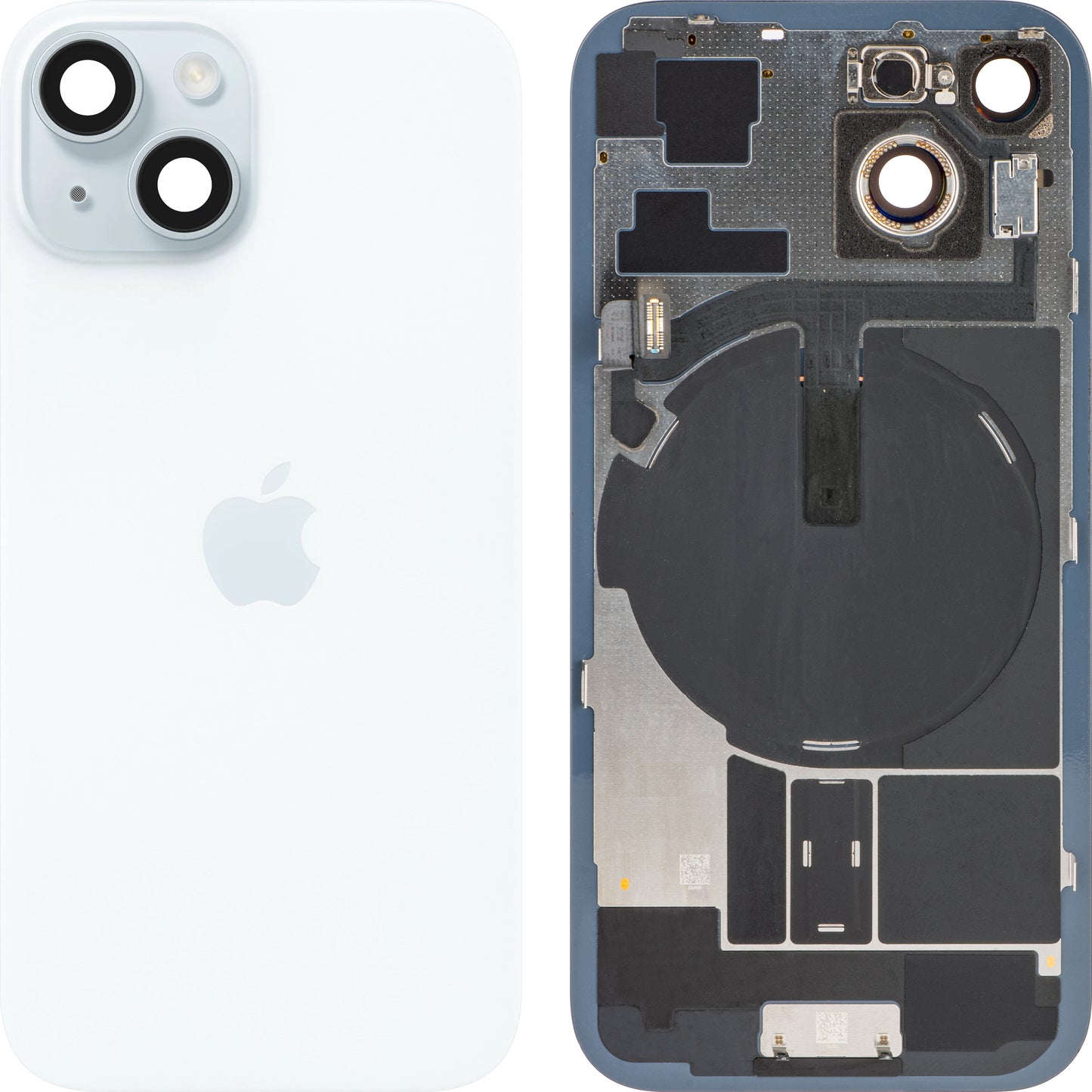 Apple iPhone 15 Batterieabdeckung, blau, Swap