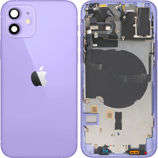 Apple iPhone 12 Batterieabdeckung, mit Tasche, lila, Swap