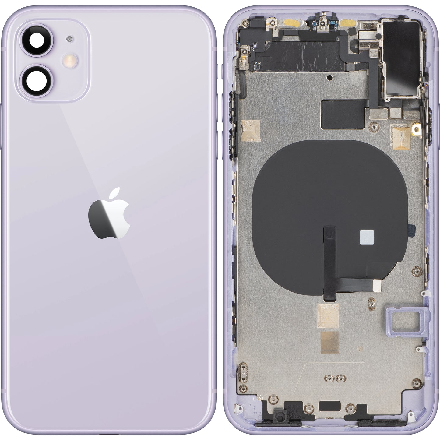 Apple iPhone 11 Batterieabdeckung, mit Tasche, lila, Swap
